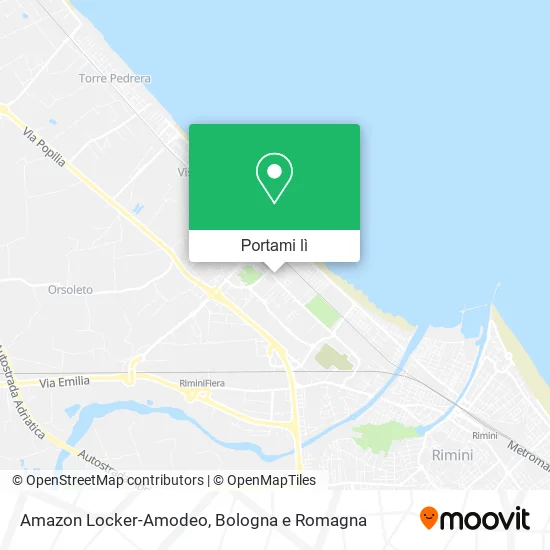 Mappa Amazon Locker-Amodeo