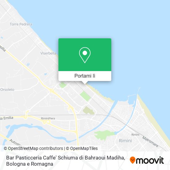 Mappa Bar Pasticceria Caffe' Schiuma di Bahraoui Madiha