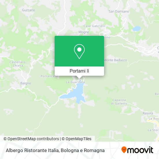 Mappa Albergo Ristorante Italia