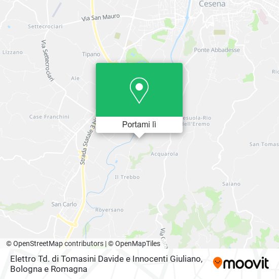 Mappa Elettro Td. di Tomasini Davide e Innocenti Giuliano