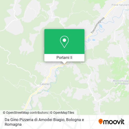 Mappa Da Gino Pizzeria di Amodei Biagio
