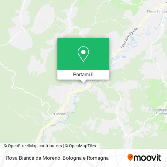 Mappa Rosa Bianca da Moreno
