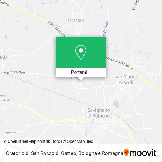 Mappa Oratorio di San Rocco di Gatteo