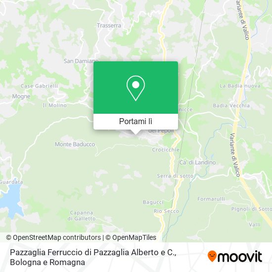 Mappa Pazzaglia Ferruccio di Pazzaglia Alberto e C.