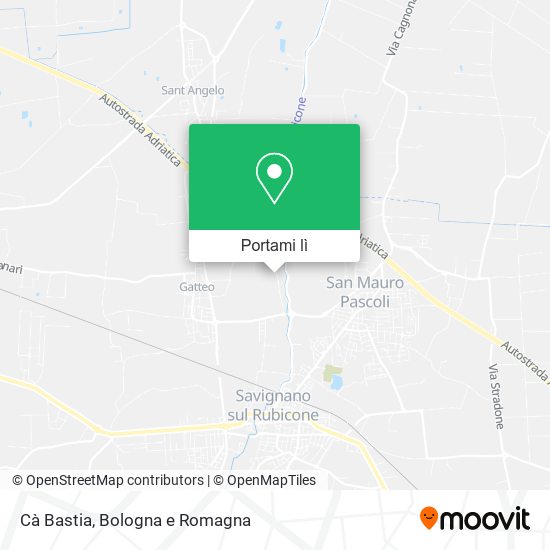 Mappa Cà Bastia