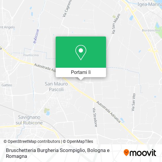 Mappa Bruschetteria Burgheria Scompiglio