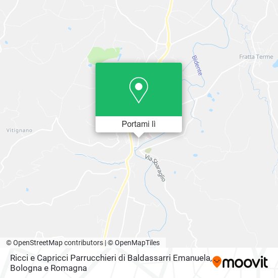 Mappa Ricci e Capricci Parrucchieri di Baldassarri Emanuela