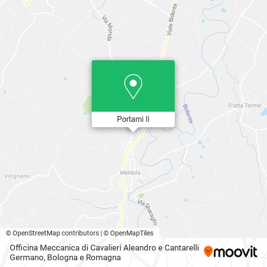 Mappa Officina Meccanica di Cavalieri Aleandro e Cantarelli Germano