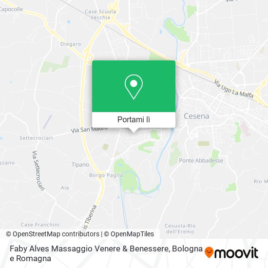 Mappa Faby Alves Massaggio Venere & Benessere
