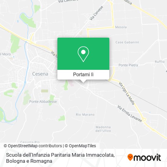 Mappa Scuola dell'Infanzia Paritaria Maria Immacolata