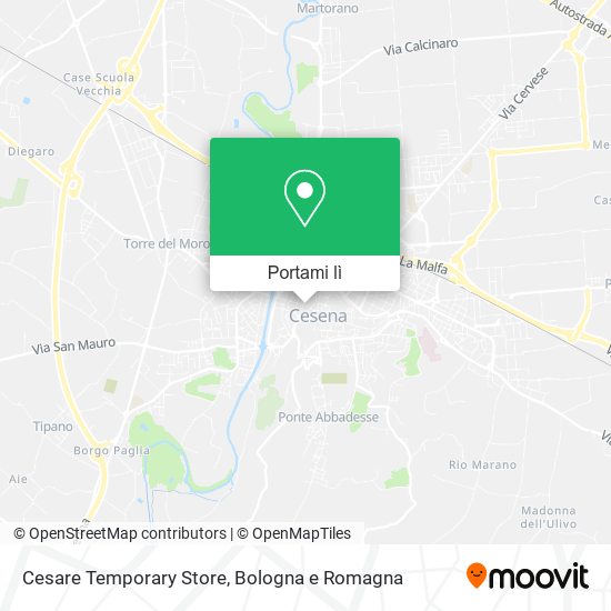 Mappa Cesare Temporary Store