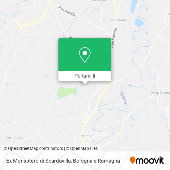 Mappa Ex Monastero di Scardavilla