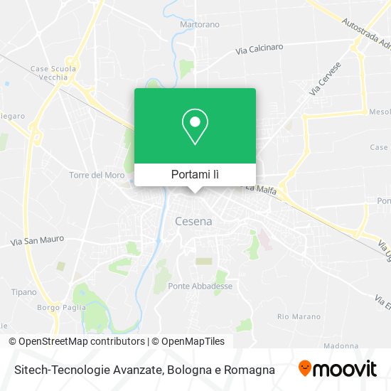 Mappa Sitech-Tecnologie Avanzate