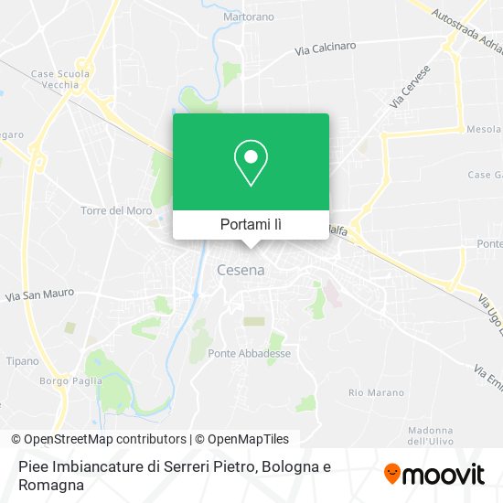 Mappa Piee Imbiancature di Serreri Pietro