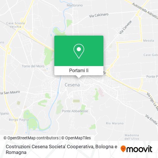 Mappa Costruzioni Cesena Societa' Cooperativa