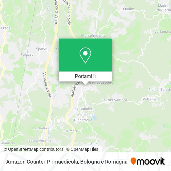 Mappa Amazon Counter-Primaedicola