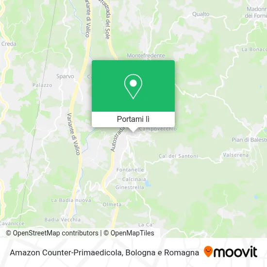 Mappa Amazon Counter-Primaedicola