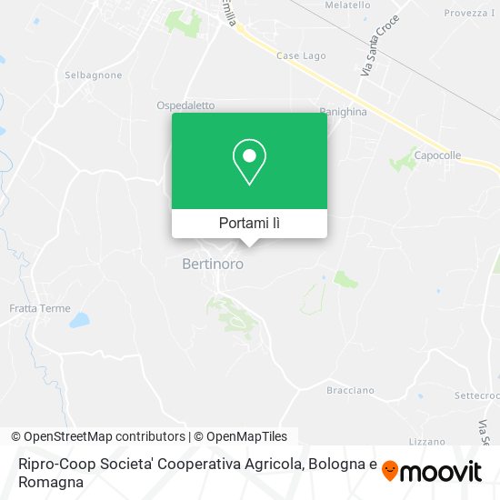 Mappa Ripro-Coop Societa' Cooperativa Agricola