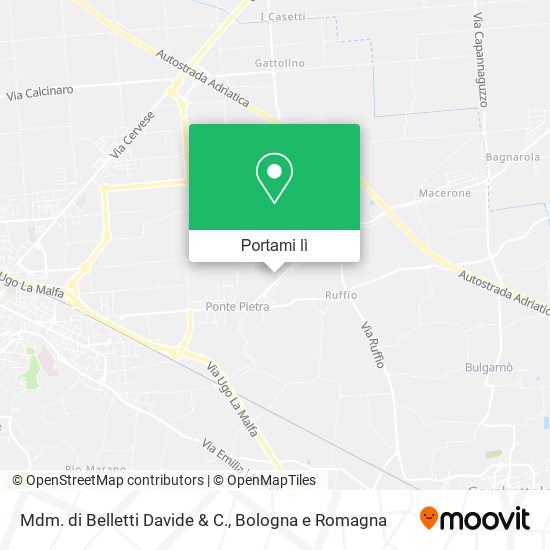 Mappa Mdm. di Belletti Davide & C.