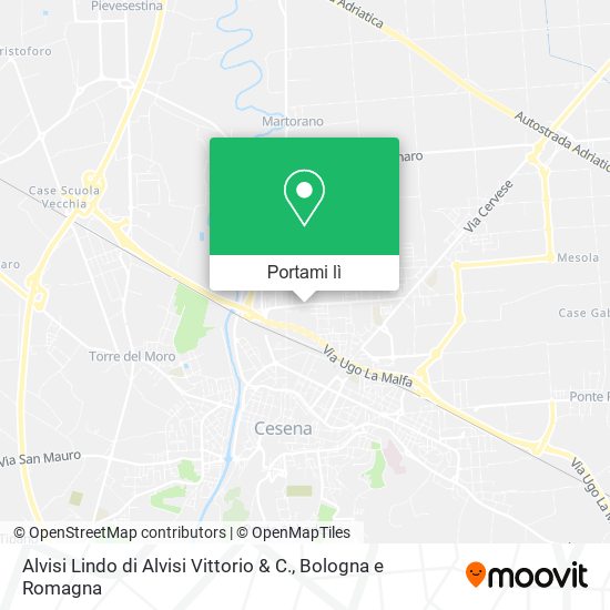 Mappa Alvisi Lindo di Alvisi Vittorio & C.