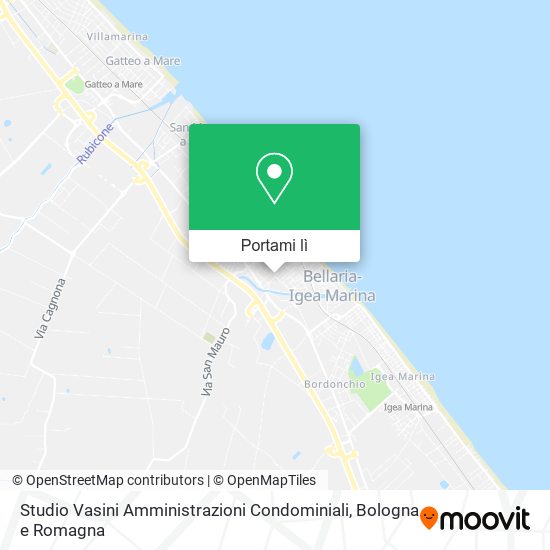 Mappa Studio Vasini Amministrazioni Condominiali