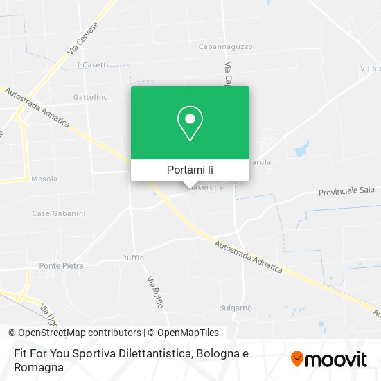Mappa Fit For You Sportiva Dilettantistica