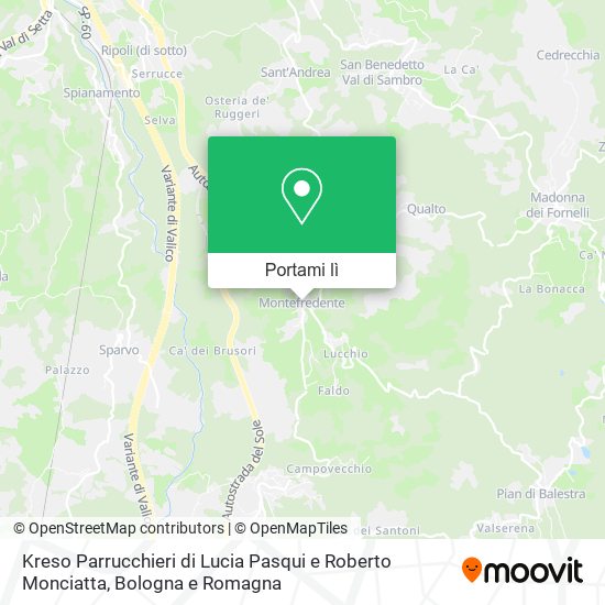 Mappa Kreso Parrucchieri di Lucia Pasqui e Roberto Monciatta