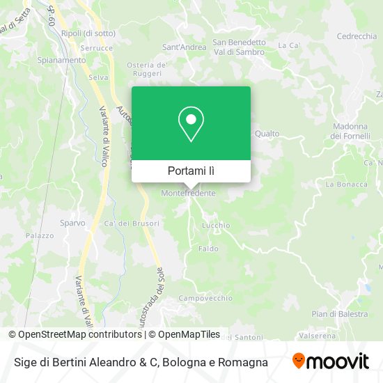Mappa Sige di Bertini Aleandro & C