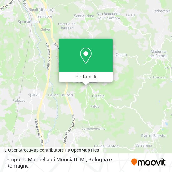 Mappa Emporio Marinella di Monciatti M.