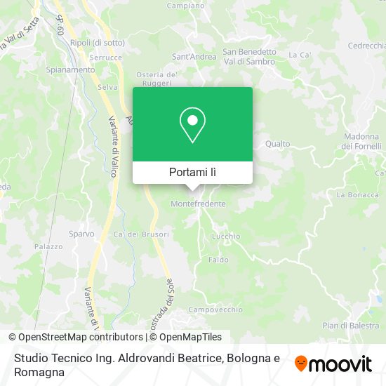 Mappa Studio Tecnico Ing. Aldrovandi Beatrice