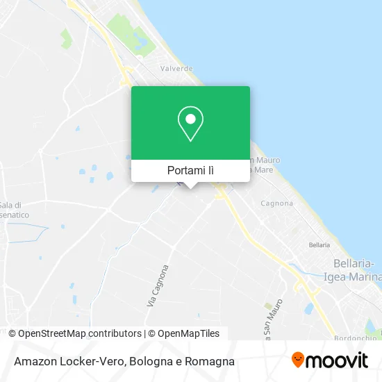 Mappa Amazon Locker-Vero