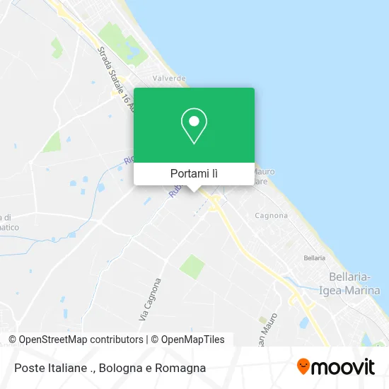Mappa Poste Italiane .