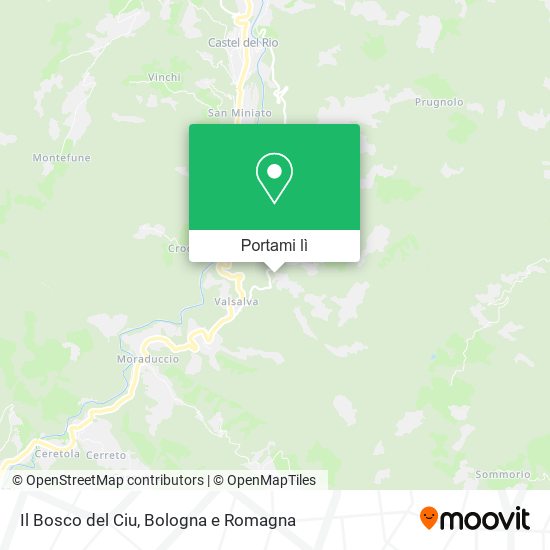 Mappa Il Bosco del Ciu