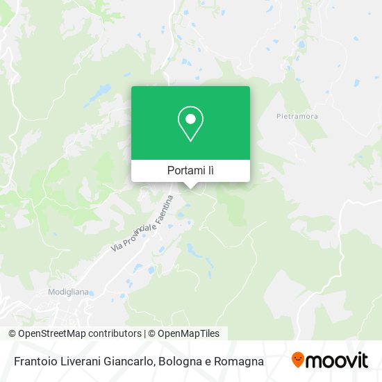 Mappa Frantoio Liverani Giancarlo