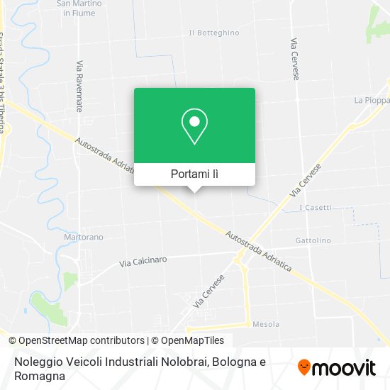 Mappa Noleggio Veicoli Industriali Nolobrai