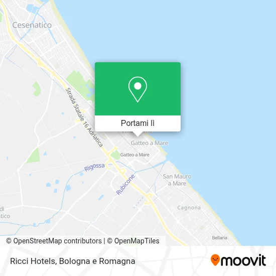 Mappa Ricci Hotels
