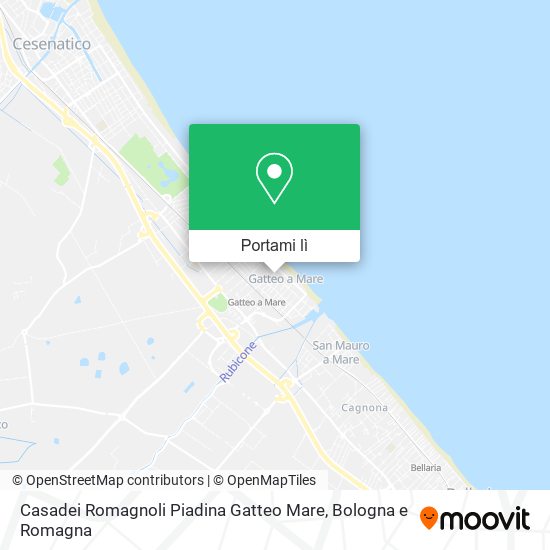 Mappa Casadei Romagnoli Piadina Gatteo Mare