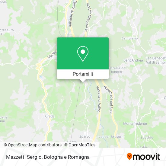 Mappa Mazzetti Sergio