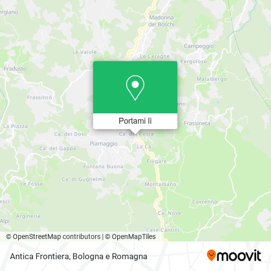 Mappa Antica Frontiera