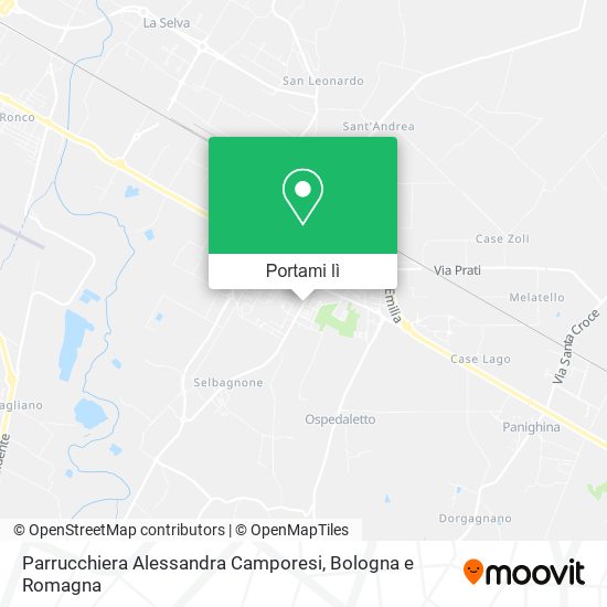 Mappa Parrucchiera Alessandra Camporesi