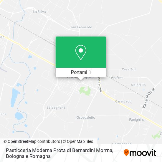 Mappa Pasticceria Moderna Prota di Bernardini Morrna