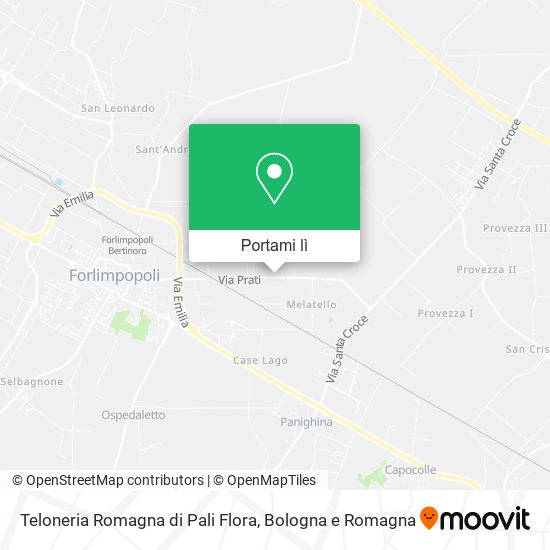 Mappa Teloneria Romagna di Pali Flora