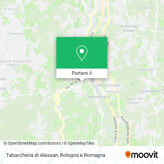 Mappa Tabaccheria di Alessan