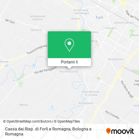 Mappa Cassa dei Risp. di Forli e Romagna