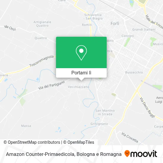 Mappa Amazon Counter-Primaedicola