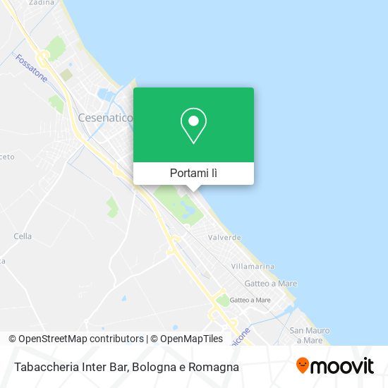 Mappa Tabaccheria Inter Bar