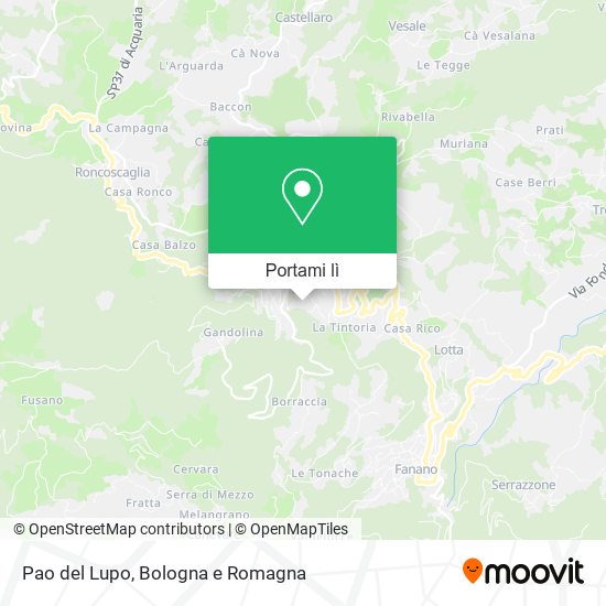 Mappa Pao del Lupo