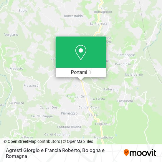 Mappa Agresti Giorgio e Francia Roberto