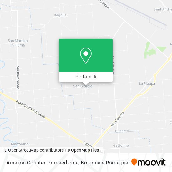 Mappa Amazon Counter-Primaedicola