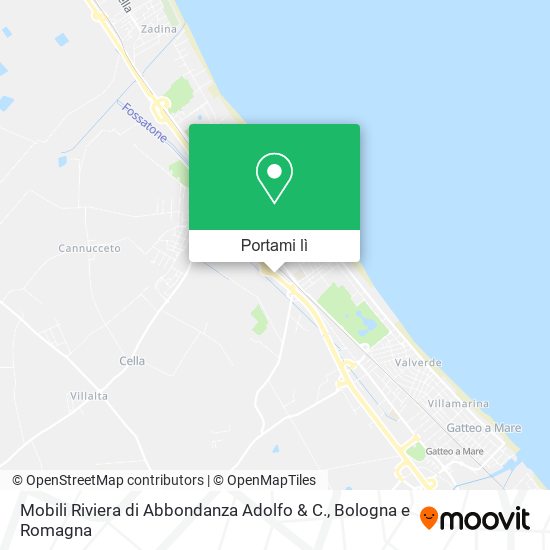 Mappa Mobili Riviera di Abbondanza Adolfo & C.